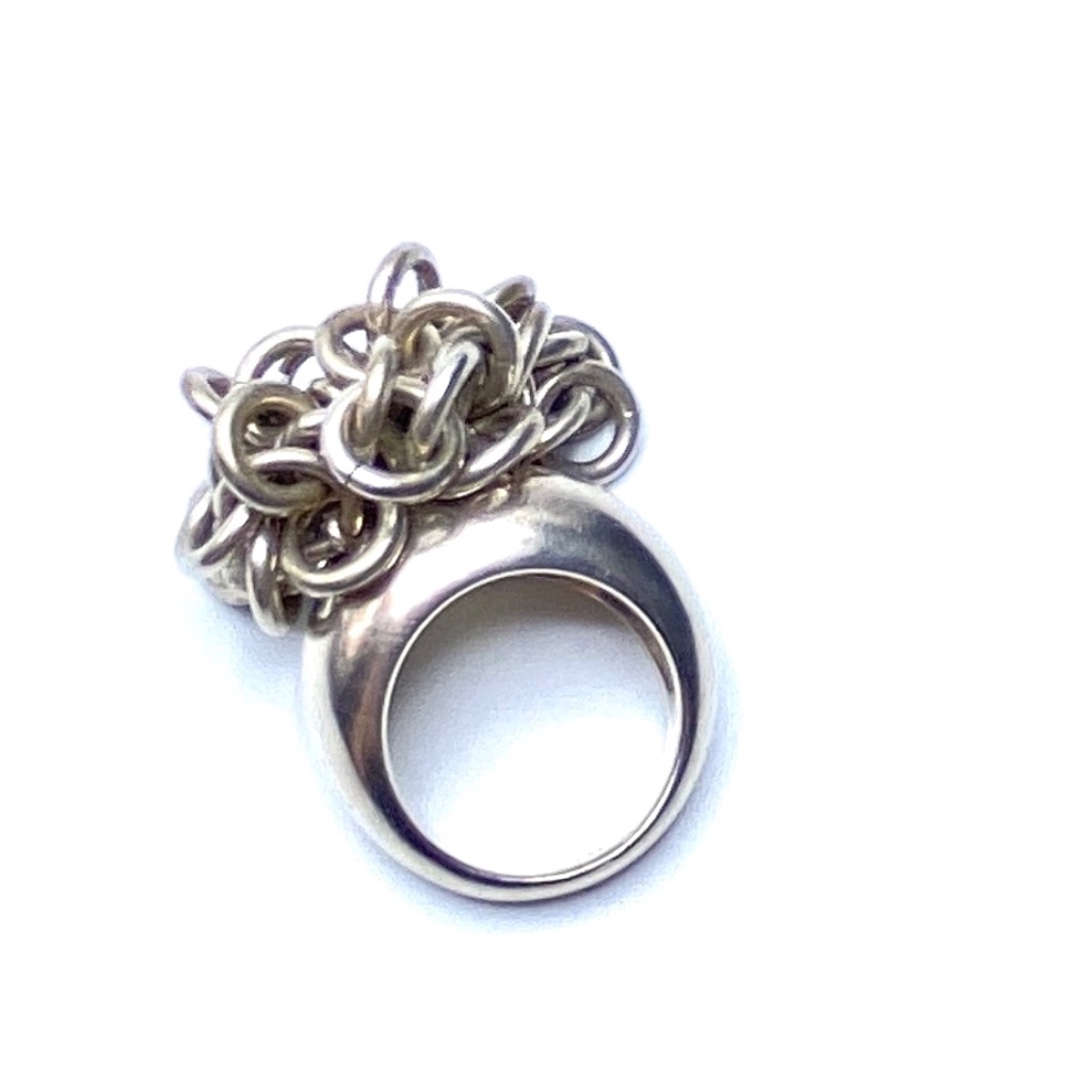 Sweetie Cascade Sterling Silver Statement Ring Links Of London Size 7us Euc